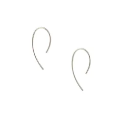 8.6.4 - Small Curve Hoop in Sterling Silver