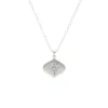 Adel Chefridi - North Star Necklace with Aquamarine Sterling