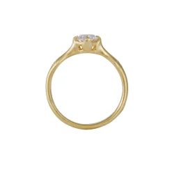 Adel Chefridi - Oval Diamond Rosebud Engagement Ring