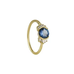 Artëmer- Teal Sapphire Ring