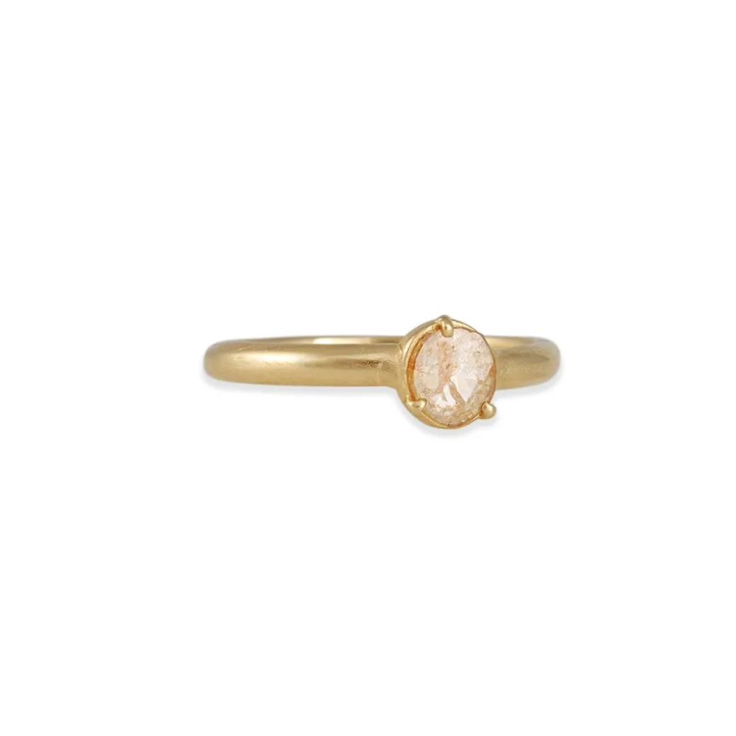 Atelier Narcé - Rose Cut Diamond Three Prong Ring
