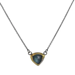 Austin Titus - Trifold Kyanite Necklace