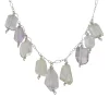 Brooklyn Gemologist - Freeform Lemon Quartz and Amethyst Necklace