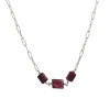 Brooklyn Gemologist - Rectangular Tourmaline Necklace