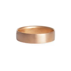 Carla Caruso - Large Rose Gold Flat Band