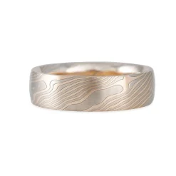 Chris Ploof- Oak Collection 6mm Mokume Gane Band