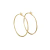 Christine Fail - Small Round Hoops in Yellow Goldfill