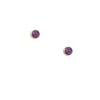 Cp Collection - Cabochon Amethyst Stud Earrings