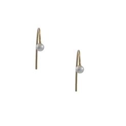 Cp Collections - Pearl Pull Through Earrings