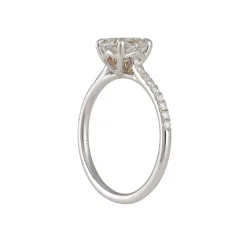 Cp Engagement Collection- Classic Prong Setting with Asscher Cut