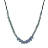 Danielle Welmond - London Blue Topaz, Zircon, and gold bead Necklace