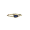 Danielle Welmond - Oval Blue Sapphire Ring