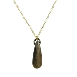 Danielle Welmond - Pyrite Pendant Necklace