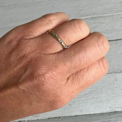 Danielle Welmond - Textured Sapphire Eternity Band