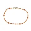 Debbie Fisher - Carnelian Cabachon Bead Bracelet