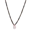 Debbie Fisher - Mystic Topaz Drop with Spinel Necklace