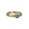 East Camp Goods – Montana Sapphire Ring with Domed Band