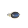 Emily Amey - Rose cut Labradorite Ring