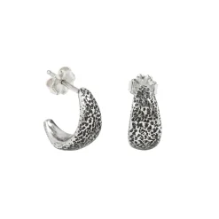 Erin Cuff - Dune Hoops in Sterling Silver