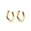 Hinge Hoops in Gold
