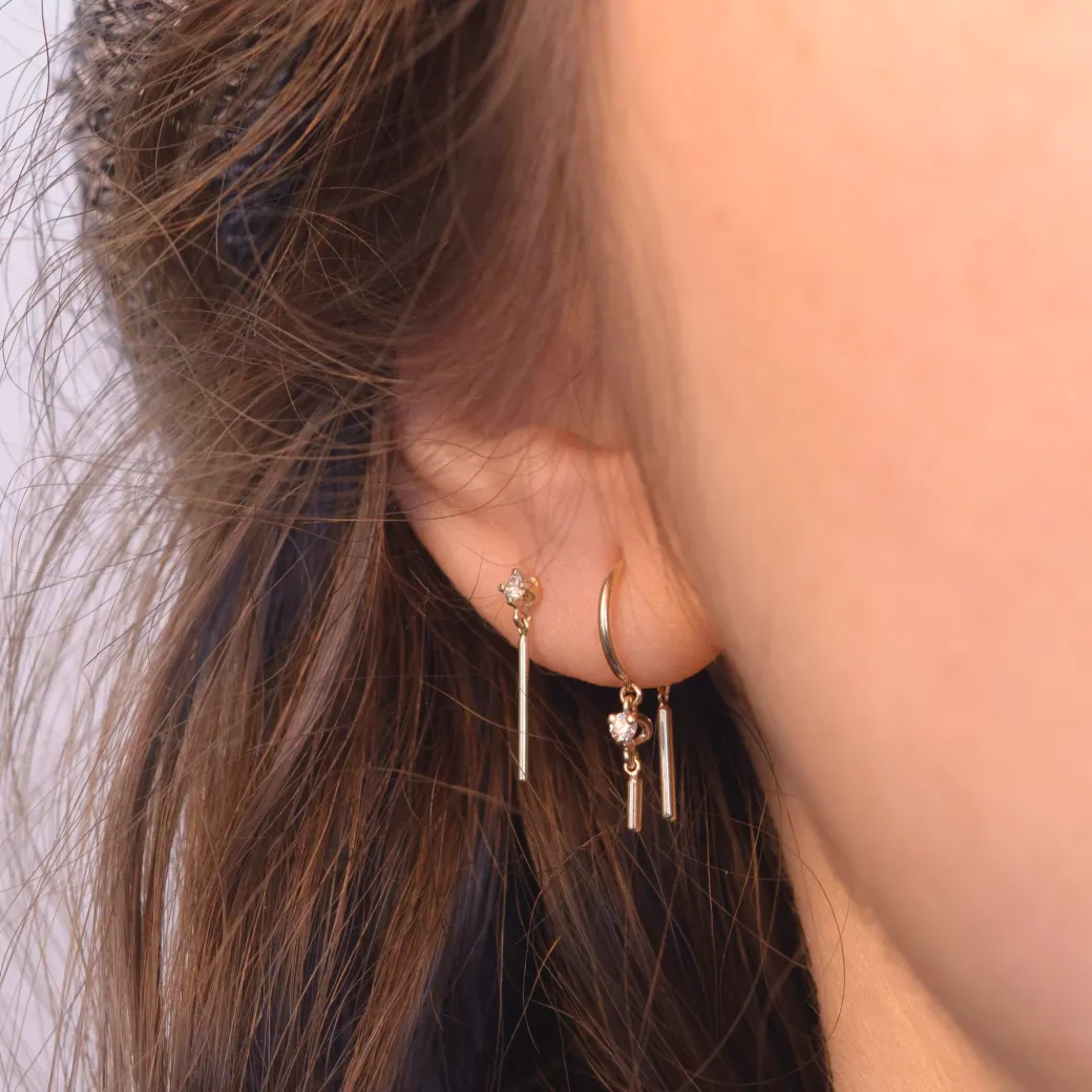 Jack & G – Diamond Wisp Earring (single)