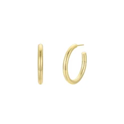 Jaxkelly - Everyday Gold Large Hoop Earrings