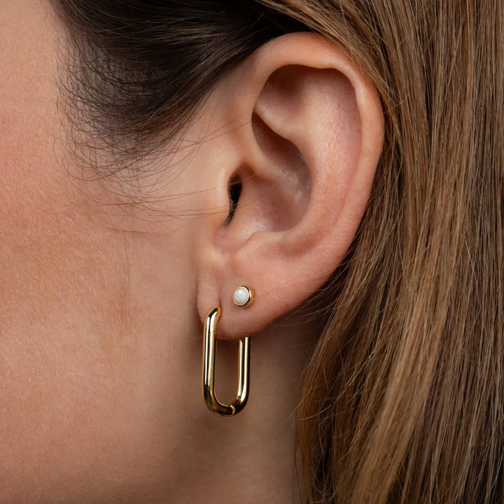 JaxKelly – Large Rectangular Hoops