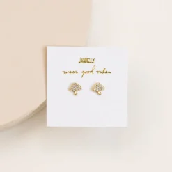 JaxKelly – Sparkly Mushroom Studs