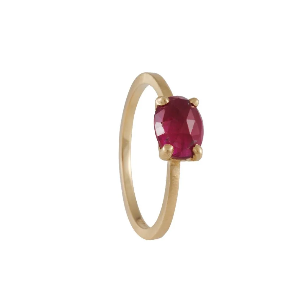 Jennifer Dawes - Oval Ruby Stack Ring