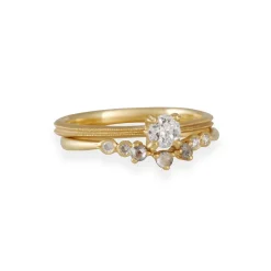 Jennifer Dawes - Rosecut Diamond Curve Band