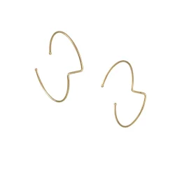 Kathleen Whitaker - Medium Moon Hoops