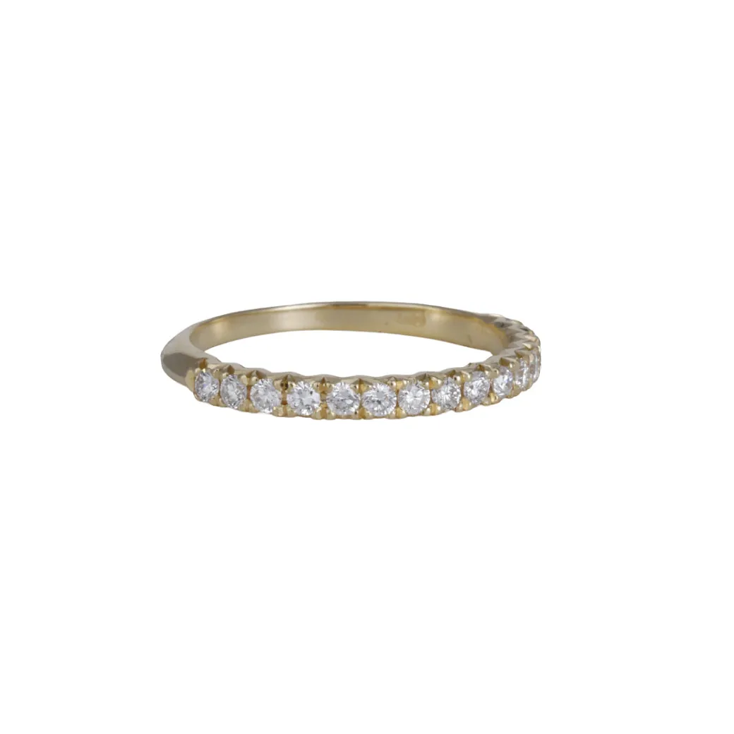 Kima – French Cut Half Eternity Band