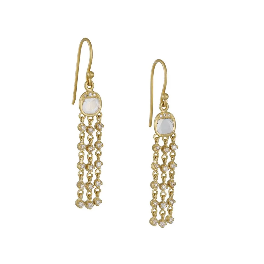 Kothari - Grecian Dangle Diamond Earrings