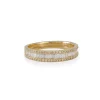 Liven - Channel Set Diamond Baguette Band in 14K Yellow Gold