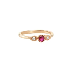Liven - Ruby and Diamond Ring