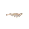 Liven - Seven Diamonds Curved Band in 14K Rose Gold