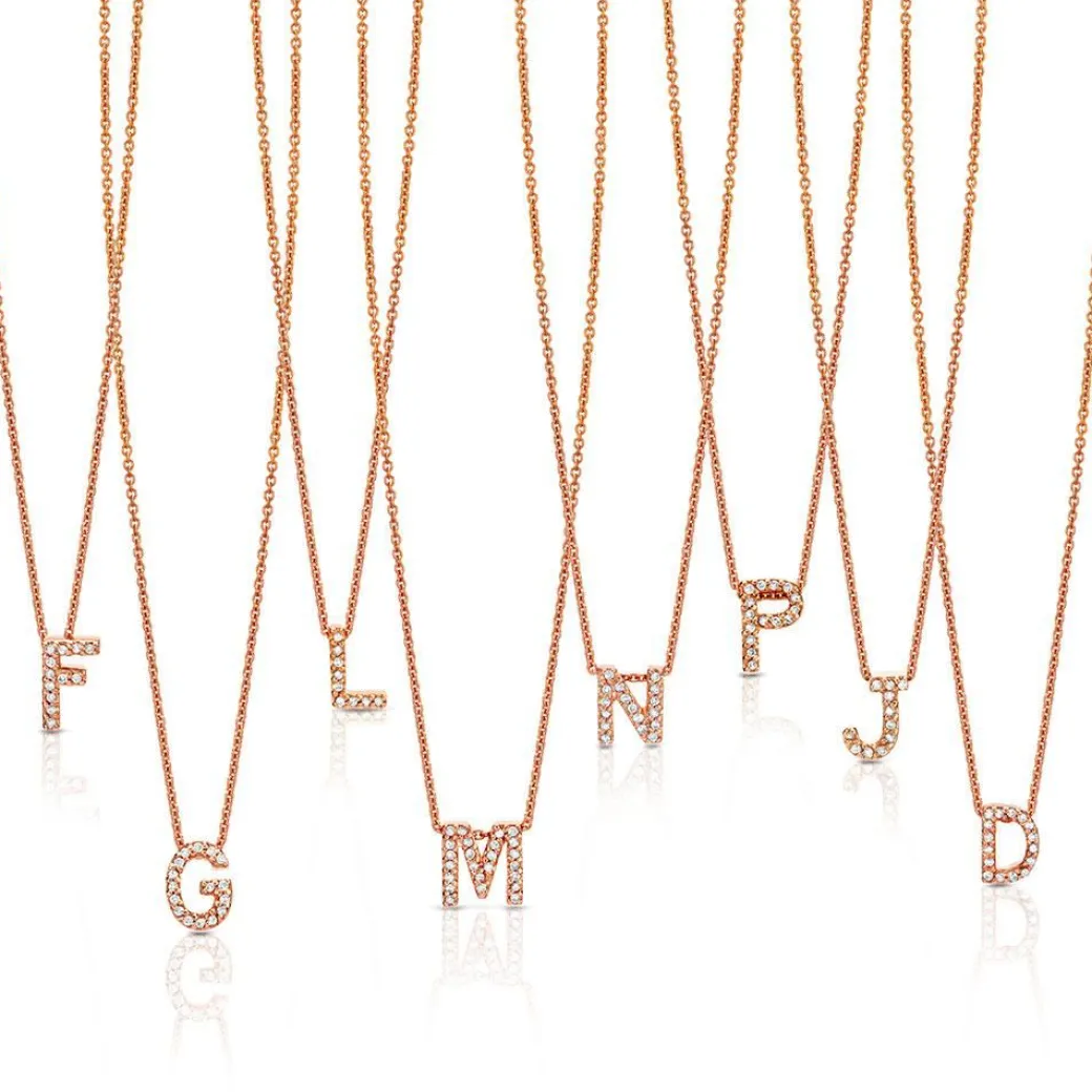 Liven - Upper Case Petite Initial Pendant
