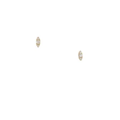 Liven Co. - Mini Pave Marquise Studs