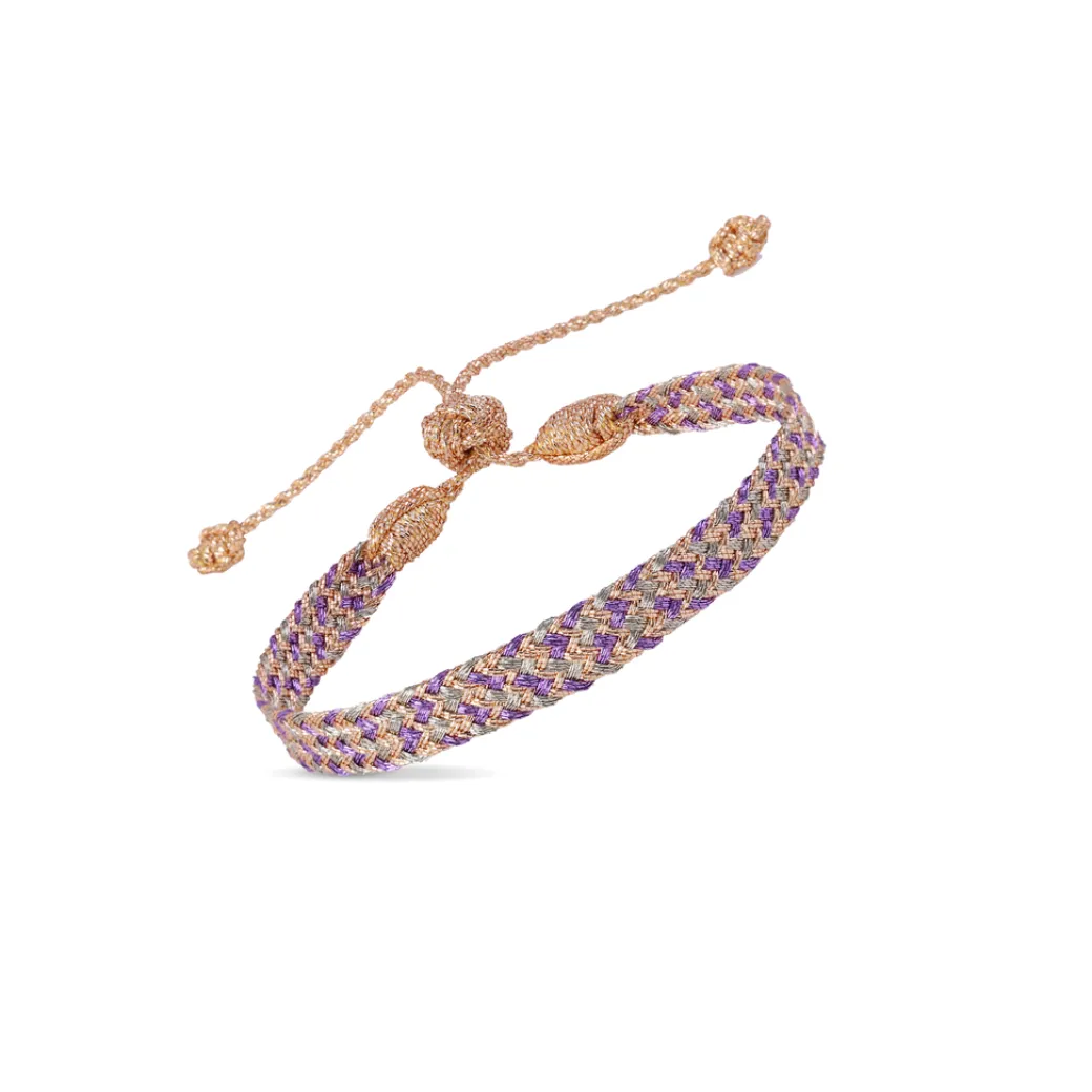 Maaÿaz – Ania Nº2 Bracelet in Peach Gold and Purple