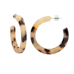 Machete - Midi Hoops in Blonde Tortoise