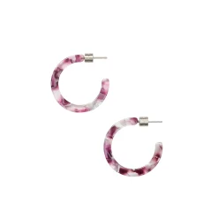 Machete – Mini Hoops in Amethyst