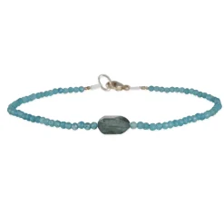 Margaret Solow – Apatite & Tourmaline Bracelet