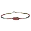 Margaret Solow – Faceted Pink Tourmaline & Tourmaline Bracelet