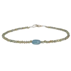 Margaret Solow – Grandidierite & Aquamarine Bracelet