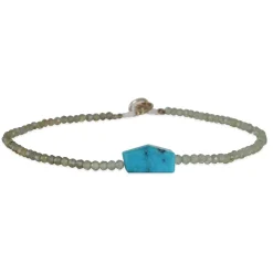 Margaret Solow – Green Apatite & Peruvian Opal Bracelet