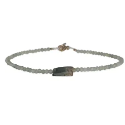 Margaret Solow – Green Strawberry Quartz & Beryl Bracelet