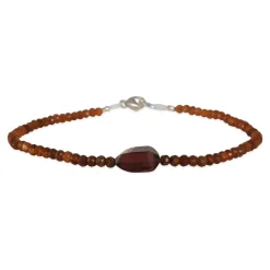 Margaret Solow – Hexagon Tourmaline & Hessonite Bracelet