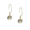 Margaret Solow – Labradorite & Diamond Slice Drop Earrings