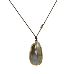 Margaret Solow – Labradorite and Moonstone Necklace