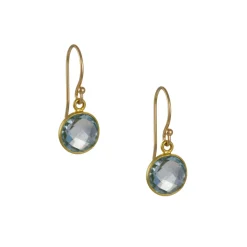 Margaret Solow – London Blue Topaz Drop Earrings